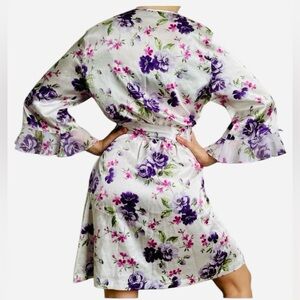 Morgan Taylor Purple Floral Nightgown